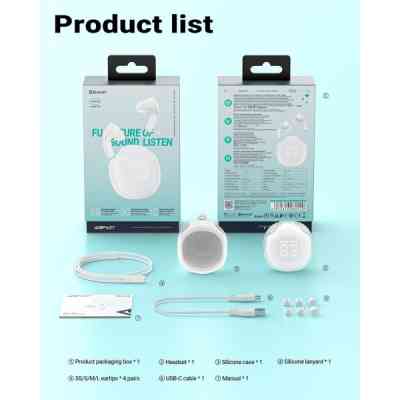 Наушники Acefast T9 Porcelain White (6974316282549) Винница