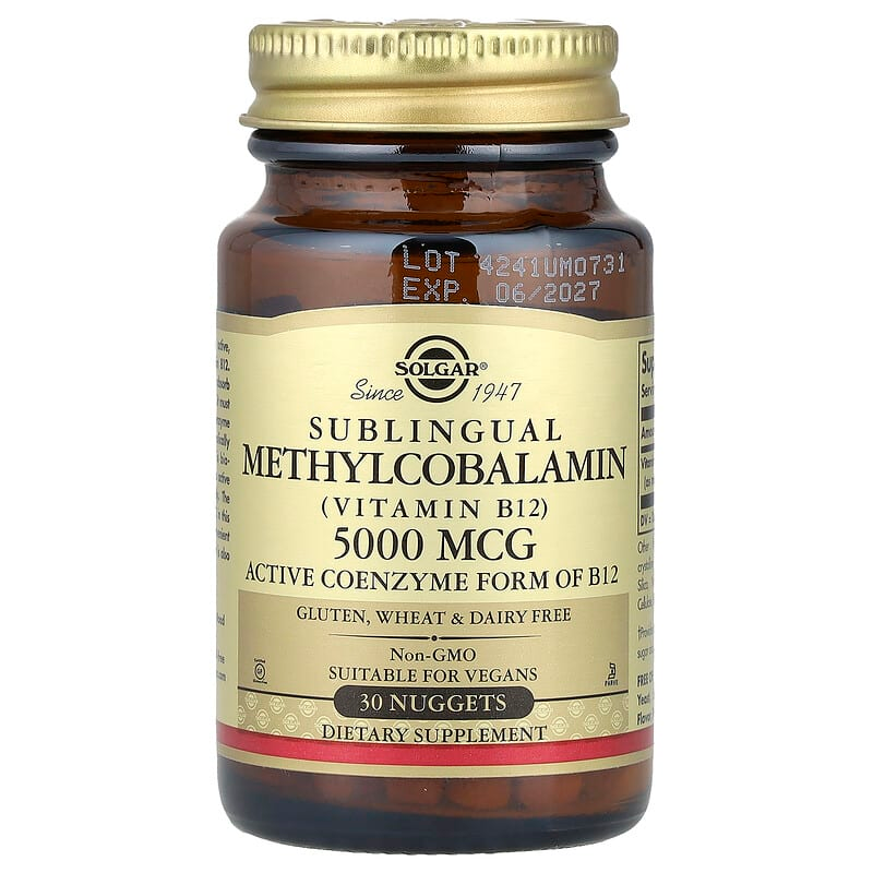 Витамин В12 (Sublingual Methylcobalamin В12) 5000 мкг 30 таблеток Киев - изображение 1