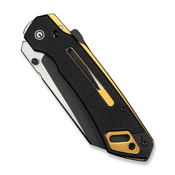 Ніж складаний тактичний Civivi Buster FG, (10.7 см) Nitro-V / G10 чорно-золотий Київ