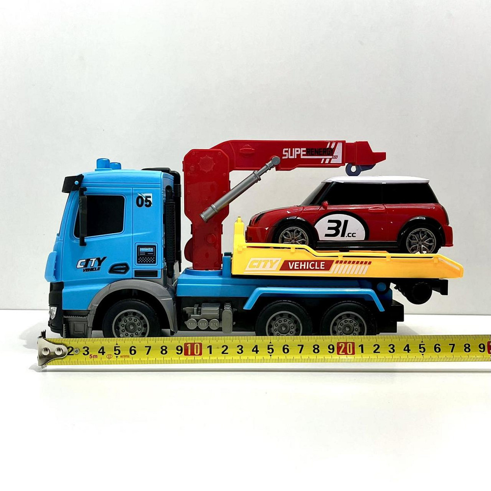 Машина Екскаватор на радіокеруванні масштаб 1:14 30 см Блакитна з червоним (YJ-118-3-5) Чернігів - фото 7