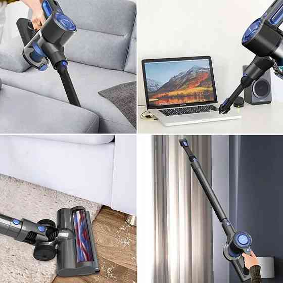 Акумуляторний пилосос із насадками,3в1,СВ-674 SBR Київ