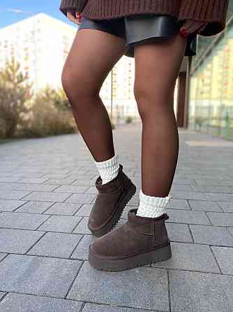 Stilli Угги жіночі STILLI 250-5 шоколадні (зима, замша натуральна) (6145) Коломия