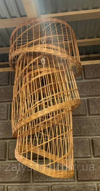 Люстра плетеная из лозы Киев - изображение 3