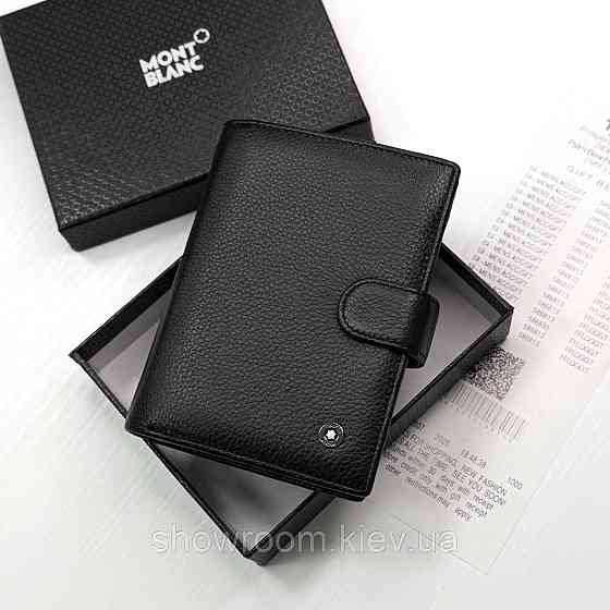 Мужской кошелек на кнопке MB (6602) Киев