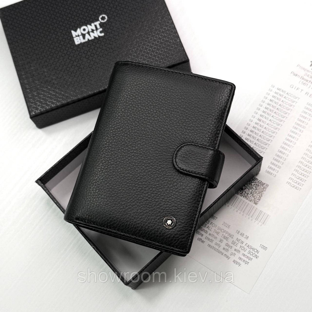 Мужской кошелек на кнопке MB (6602) Киев - изображение 1