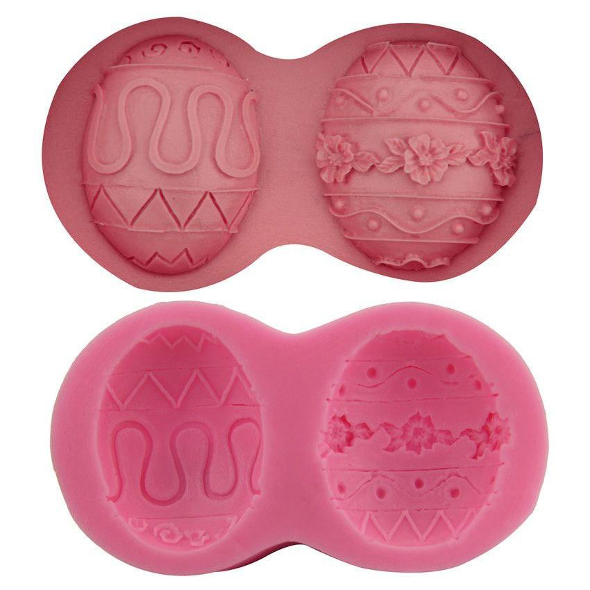 Молд силиконовый Пасхальное яйцо 105 на 58 мм розовый Киев - изображение 9