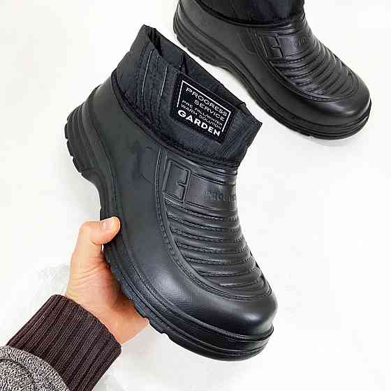 Водонепроницаемые рабочие ботинки, Туфли рабочие мужские Сапоги мужские пвх олива OJ-86 Львов