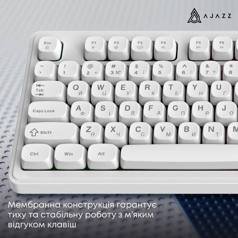 Клавіатура Ajazz AF98 Black USB-C White (AF98-W) ( 24942 ) Харьков - изображение 12