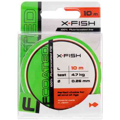 Флюорокарбон X-Fish FCoated 10m 0.26mm 4.7kg (1917.01.26) Вінниця