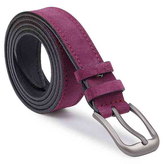 Красивый замшевый ремень для женщин Vintage 20783 Фиолетовый Киев