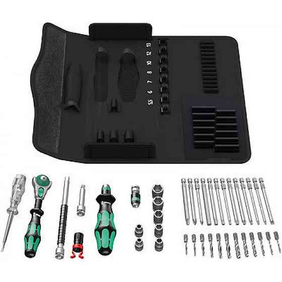 Набор торцевых головок с трещоткой, удлинителем 1/4