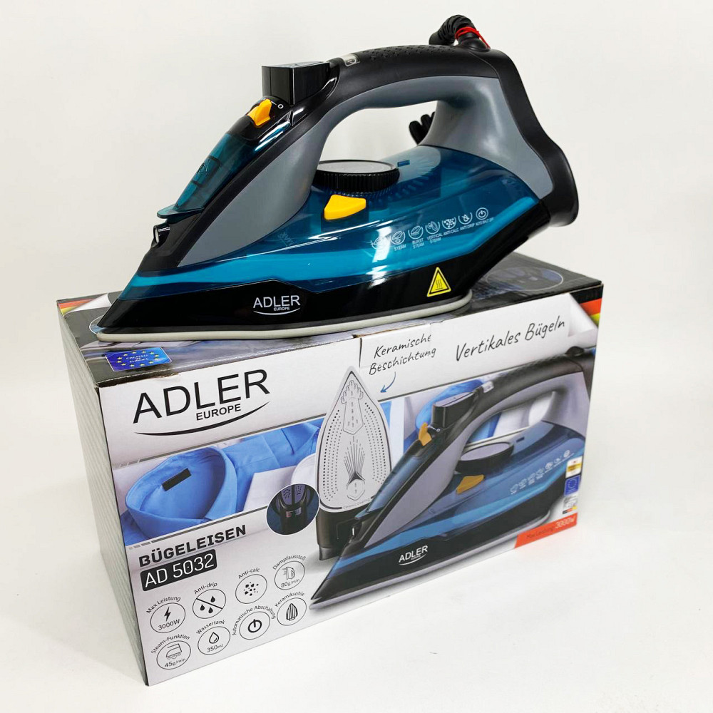 Утюг для одежды с функцией пара, Утюг электрический паровой Ручной бытовой с паром VL-95 Львов - изображение 6