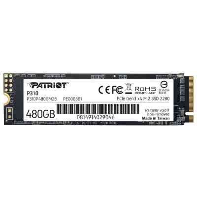 Накопичувач SSD M.2 2280 480GB Patriot (P310P480GM28) Вінниця