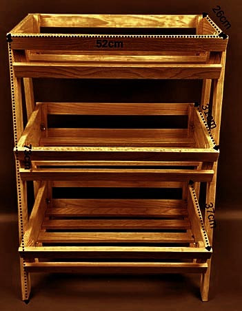 Стелаж для овочів і фруктів "Криптекс" сієна Миколаїв - фото 1