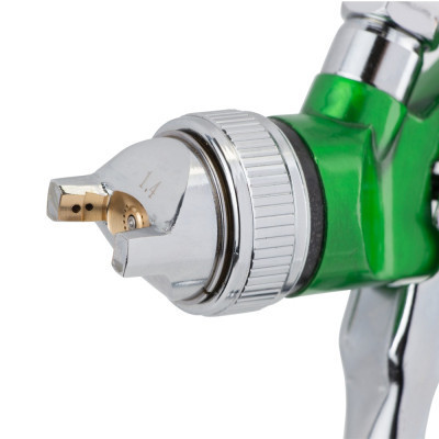 Краскопульт Sigma HVLP 1.4 верхний бак, (зеленый) (6812021) Винница - изображение 4