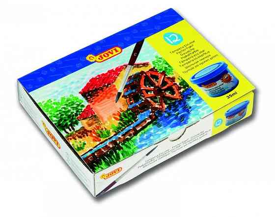 Гуаш Jovi 12 кольорів по 35мл ,в комплекті з пензликом (512) Киев