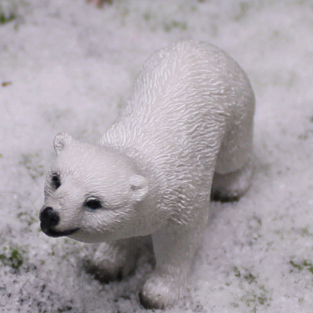 Декоративная фигурка Белый медведь 6.8 х 4.9 см для флорариума, мини-сада, микроландшафта. Одесса - изображение 5