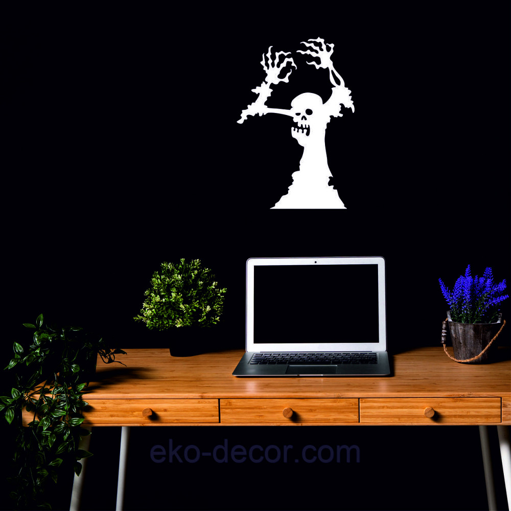 Декоративне настінне Панно «Зомбі», Декор на стіну 50*34 см, Білий Київ - фото 5