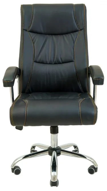 Офісне Крісло Керівника Richman Miami Fly 2230 Хром М1 Tilt Чорний Київ - фото 2