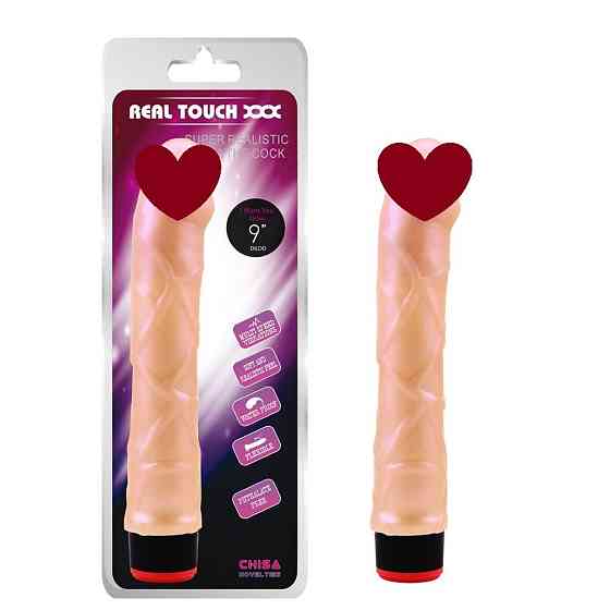 Реалистичный вибратор Chisa Real Touch ХХХ бежевый Sex Aura Киев