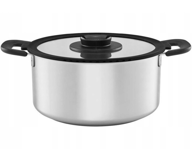 Каструля з кришкою 5 літрів Fiskars "Functional Form" (1026578) Нержавіюча сталь Нововолинськ - фото 1