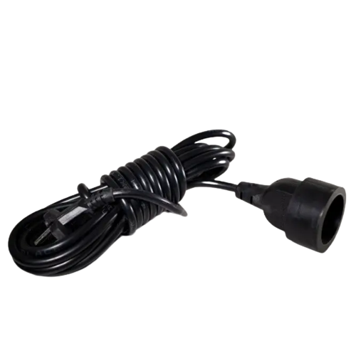 Удлинитель ПВС 1 розетка 30м 2*1,5мм2 черный МЕГАтек Житомир