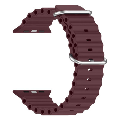 Ремешок для смарт-часов Armorstandart Ocean Band для Apple Watch 49/46/45/44/42 (Series 1-3) Wine Red (ARM74250) Винница - изображение 1