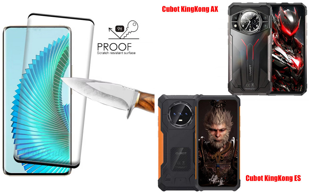 Захисне скло HyperGlass Pro для Cubot KingKong AX, KingKong ES – максимальна чутливість та захист Київ - фото 1