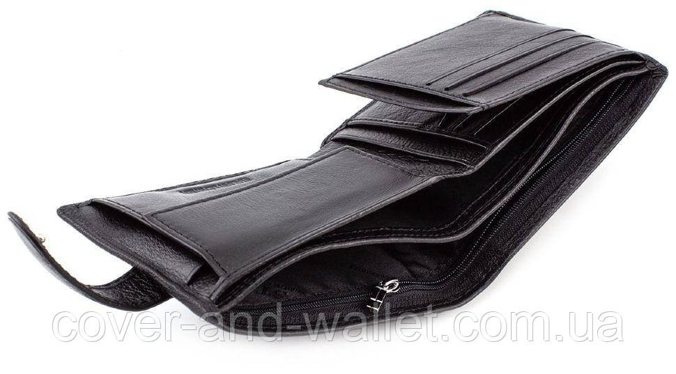 Кожаный мужской кошелёк на много карточек среднего размера ST Leather Киев - изображение 8