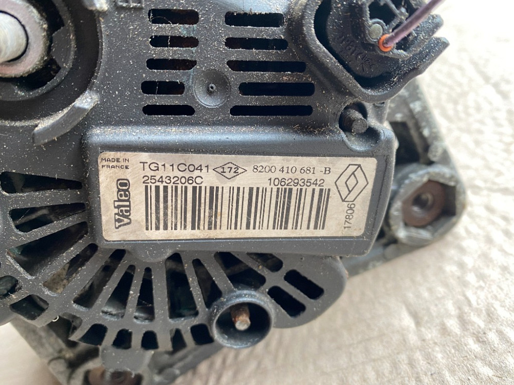 Генератор Renault Megane II 1.5 dci 2005-2008 (8200410681) Ковель - фото 3