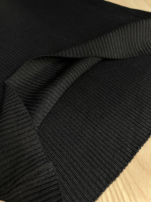 Майка жіноча A-N 2206 в рубчик з метеликом, чорний, one size Київ - фото 7