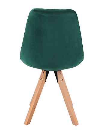 Стілець Saida Jumi у скандинавському стилі з дерев'яними ніжками зелений Київ