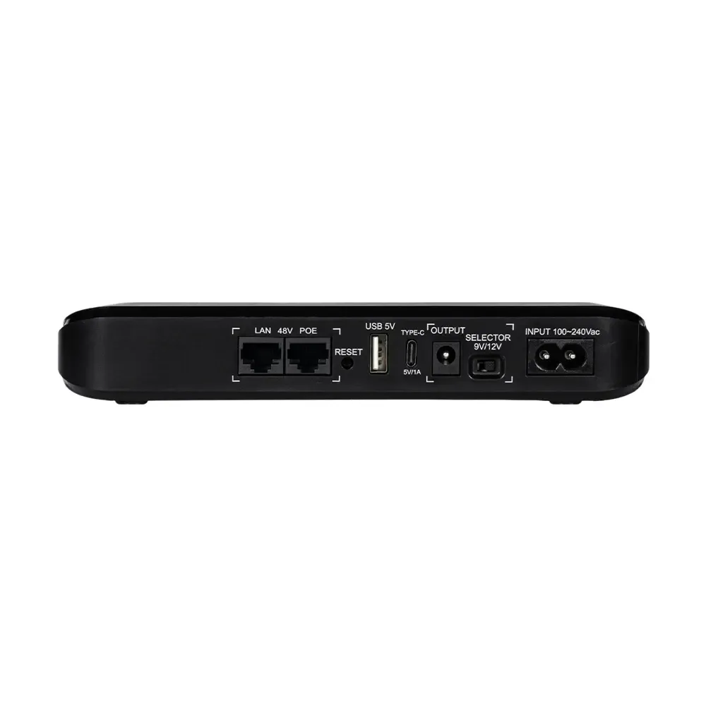 Источник бесперебойного питания UPS-1812 Type-C (20000mAh LiFePo4) 5V/9V/12V/24V/PoE, LiFePo4 4*5Ah, для роутера и медиа конвертер Київ - фото 10