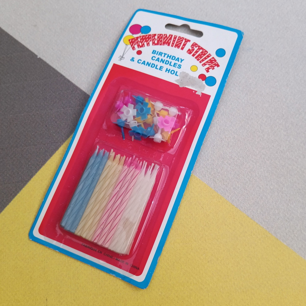 Свічки для торта набір 24шт Київ - фото 1