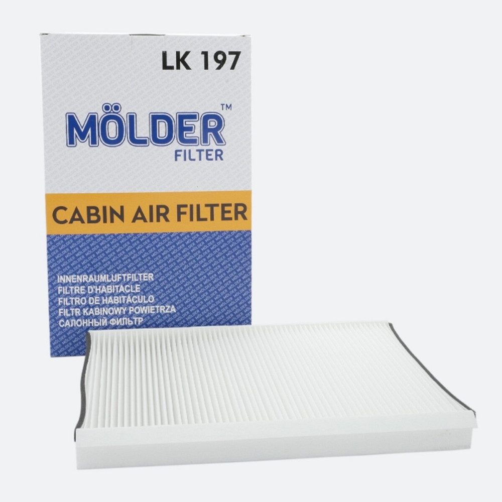 Фільтр салону Molder Filter LK 197 (WP9330, LA307, CU3569) Київ - фото 1