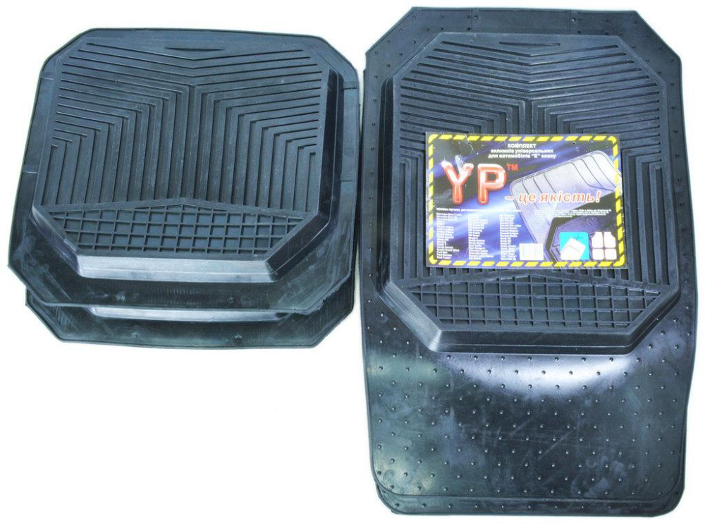 Килимки салону гумові універсальні,(YP-1) Дубно, к-т (4шт.) Київ - фото 3