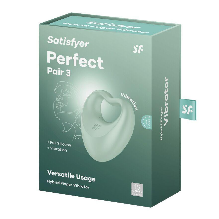 Вібратор на палець та ерекційне кільце 2в1 Satisfyer Perfect Pair 3 Sex Aura Київ - фото 7