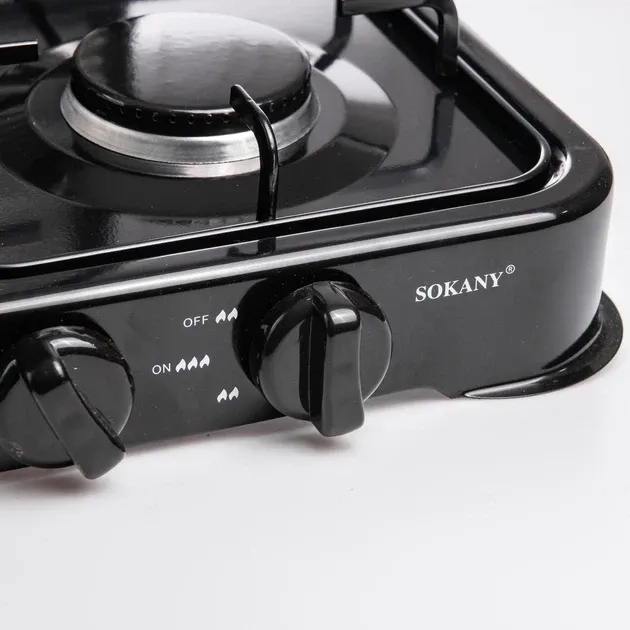 Газовая настольная плита SK-6004 четырёхконфорочная портативная для дома, дачи и кемпинга Одесса - изображение 4