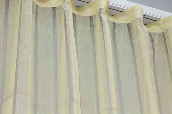 Тюль з тканини батист колір жовтий 1130т Київ