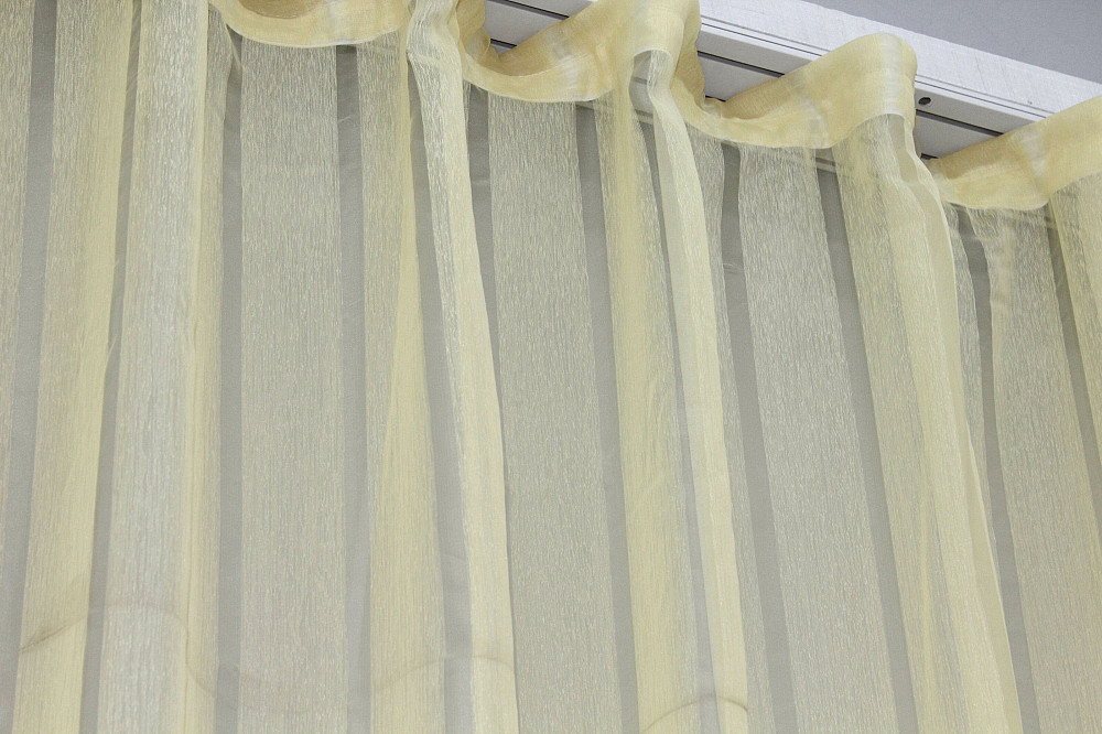 Тюль з тканини батист колір жовтий 1130т Київ - фото 4