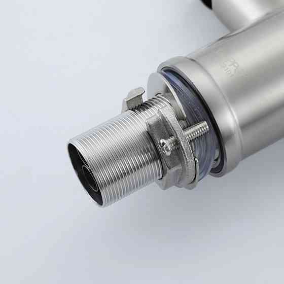 Смеситель для кухни GAPPO G4098-15 с гибким изливом, сатин/черный Киев