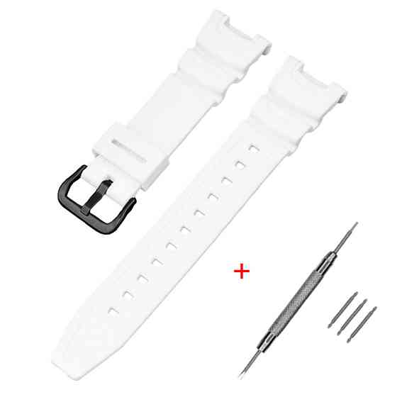 Ремешок для Casio SGW-100 White BK SBR Киев