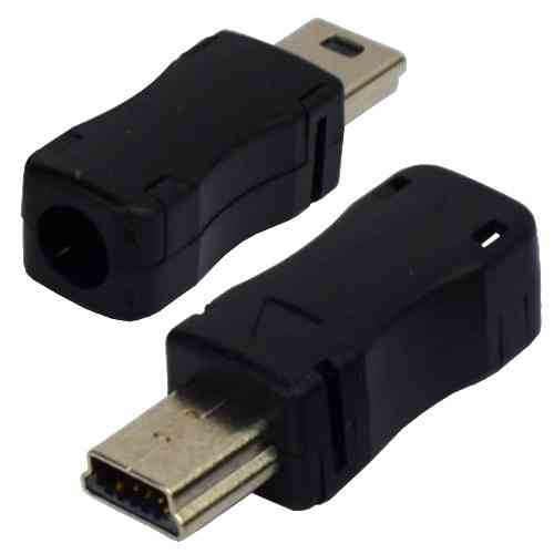 Штекер mini USB 5pin , под шнур, пластик Полтава