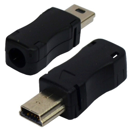 Штекер mini USB 5pin , под шнур, пластик Полтава - изображение 1