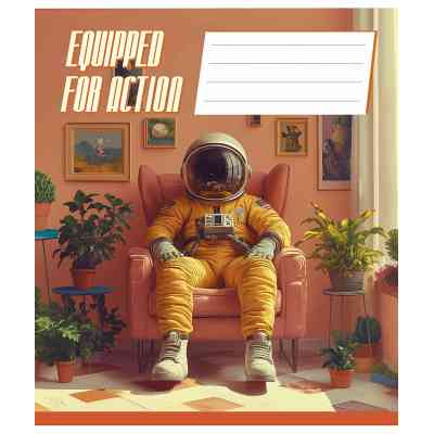 Тетрадь Школярик Equipped for action 48 листов клетка (048-3519K) Винница