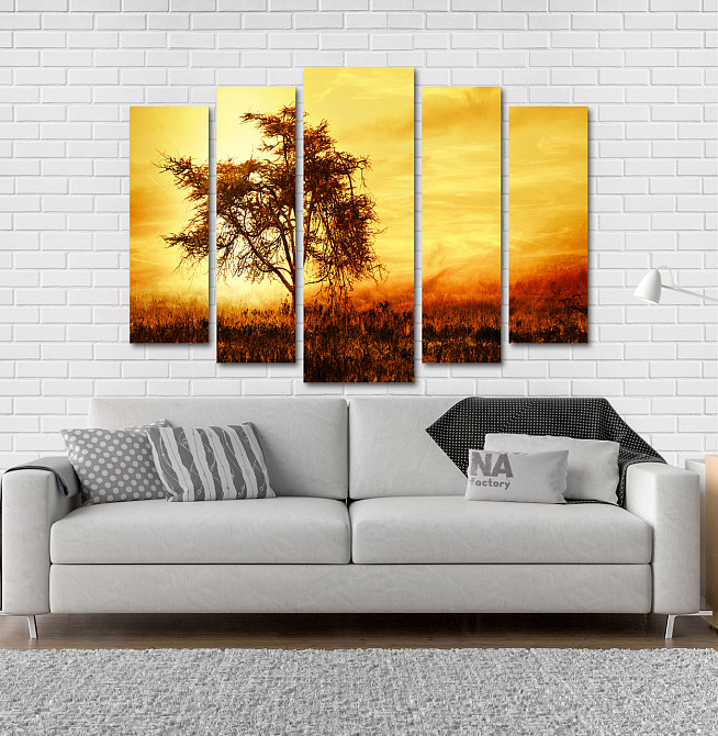 Модульна картина Дерево Захід Art-124_5 Київ - фото 2
