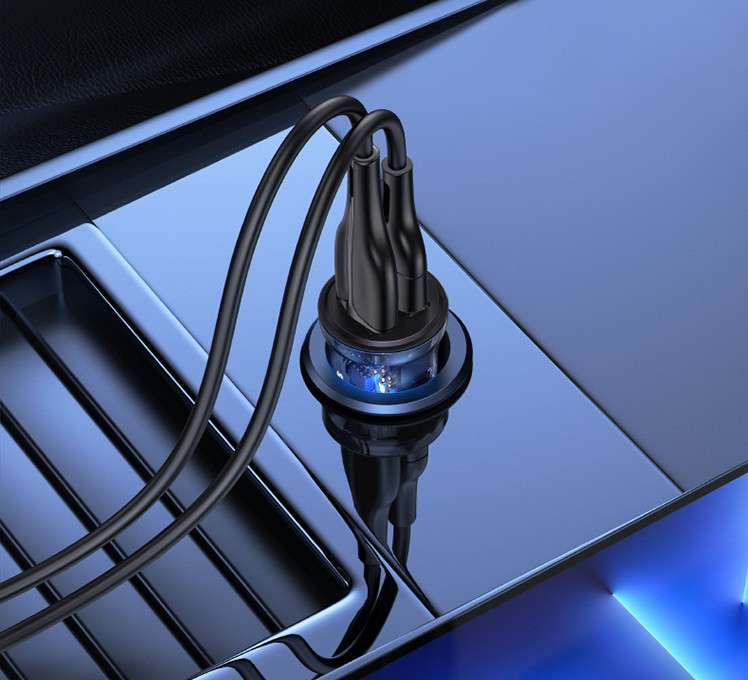 Автомобильное зарядное устройство Usams 15W Двойное USB Киев - изображение 3
