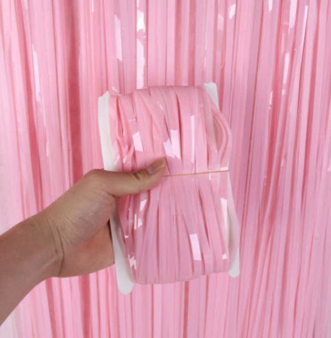 Штора дощик рожевий 200*100 Киев - изображение 1