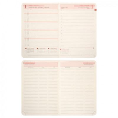 Тижневик Leo planner А5 датований 2026 "Nero", твердий, чорний, 368 сторінок (252687) Вінниця - фото 4