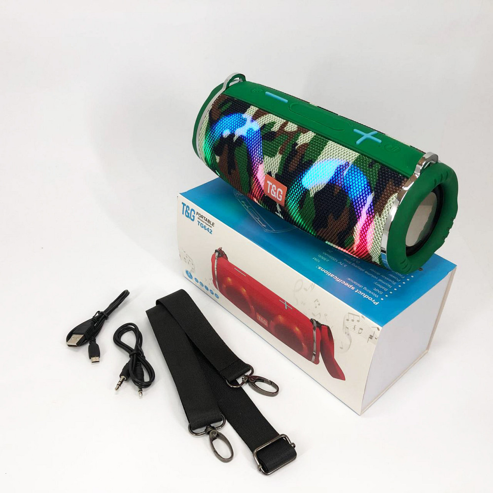 Мини-колонки с подсветкой, Портативная Bluetooth колонка AUX, Бюджетная блютуз колонка RT-61 Львов - изображение 18